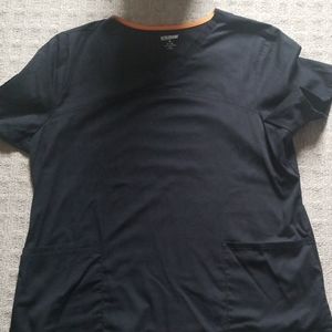 Xl black scrub top